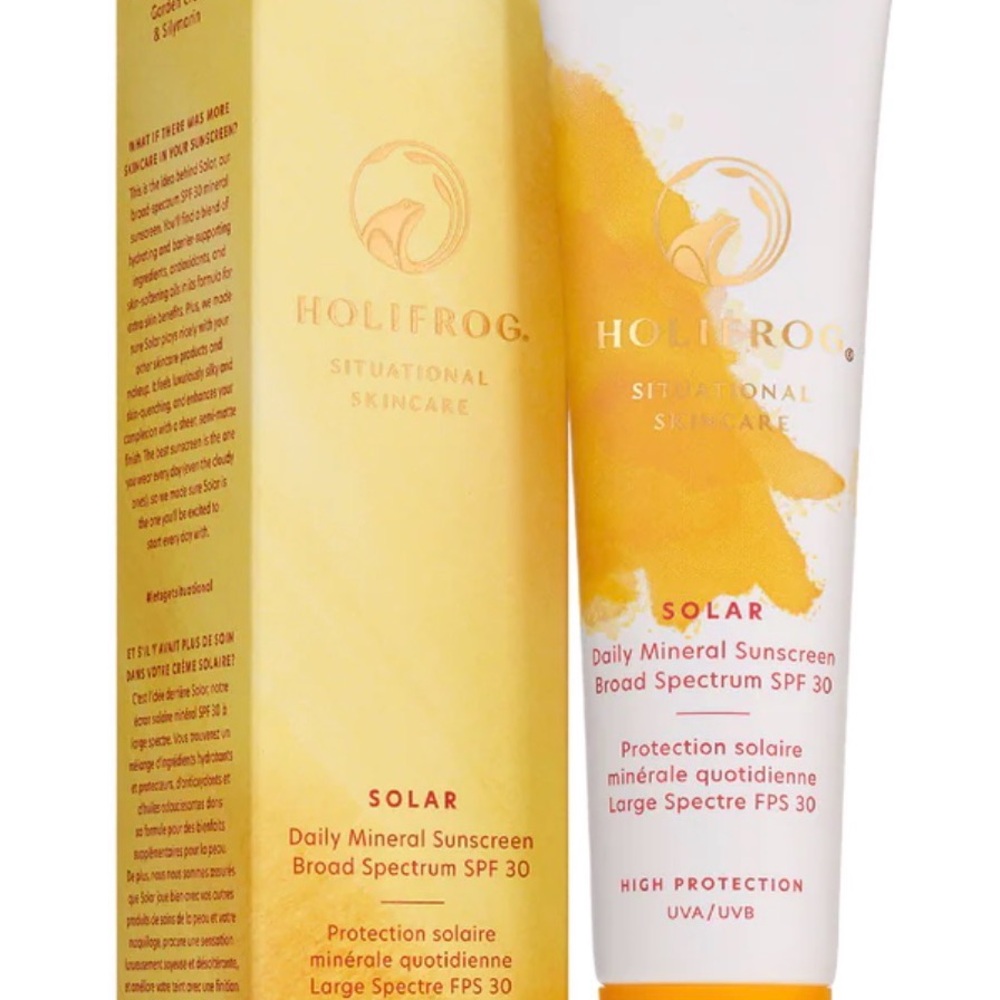 Solar Daily Mineral Sunscreen SPF 30 - White and Yellow
